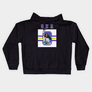 SZA - Vintage - Purple/Yellow Kids Hoodie